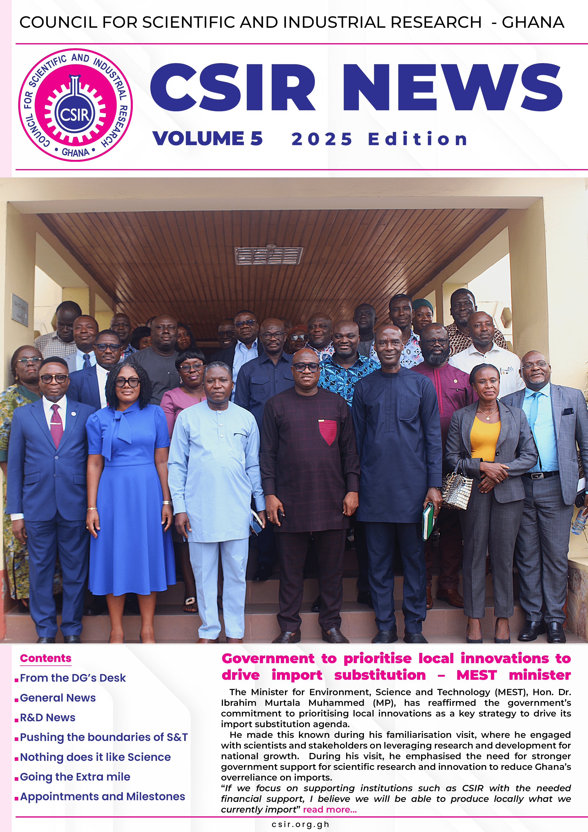 CSIR NEWSLETTER 2025  Q1 INTERACTIVE